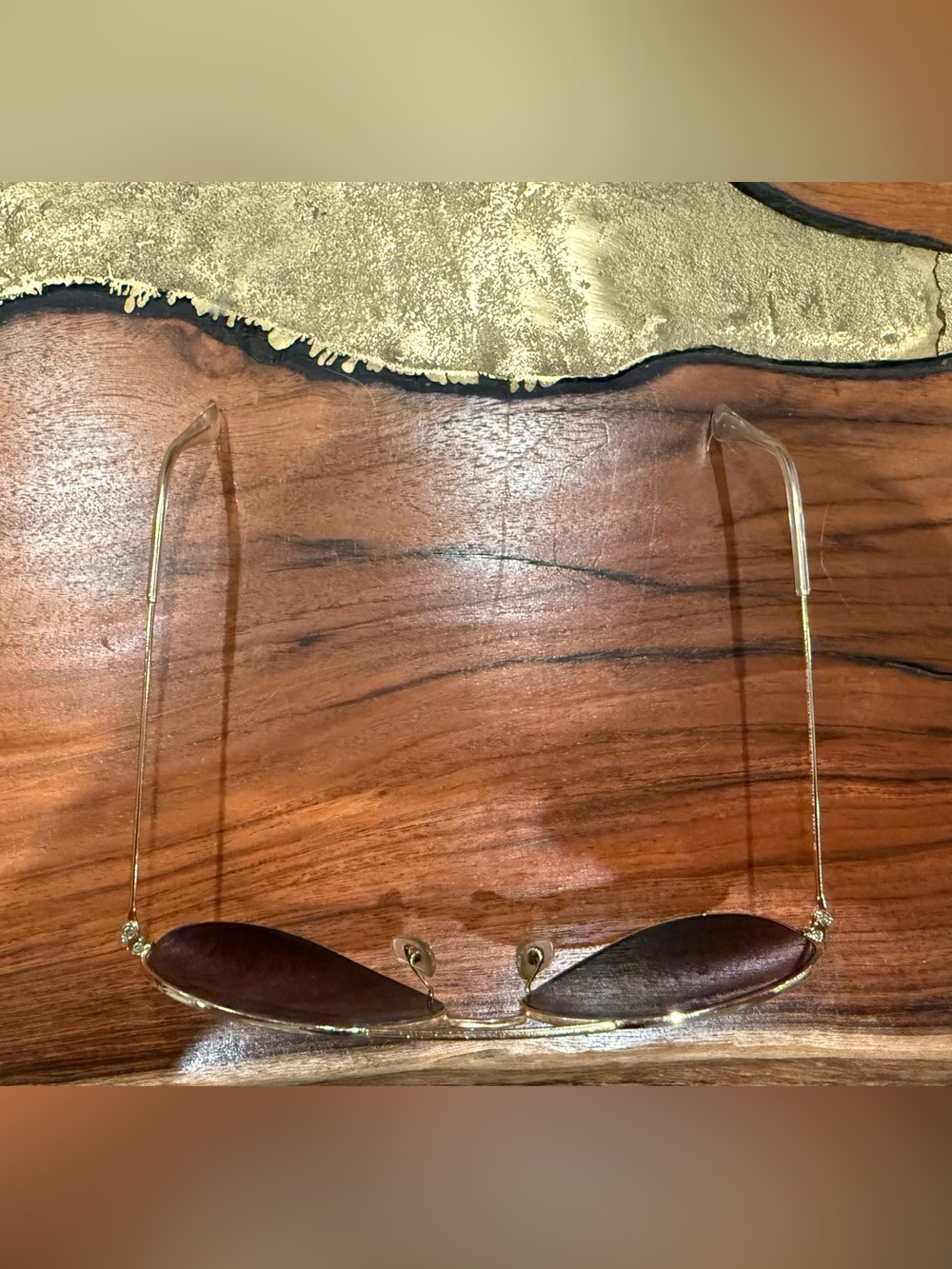 Ray-Ban Gold Rimmed Aviators - Picture 3 of 7